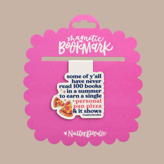 Book It Personal Pan Pizza Magnetic Bookmark – 90s Nostalgia