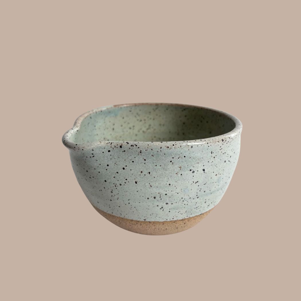 Celadon Spouted Matcha Bowl - KINSHIP GIFT