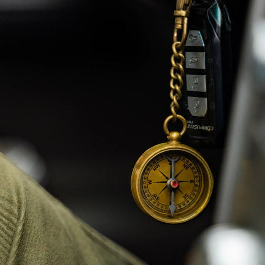 Compass Keychain - KINSHIP GIFT