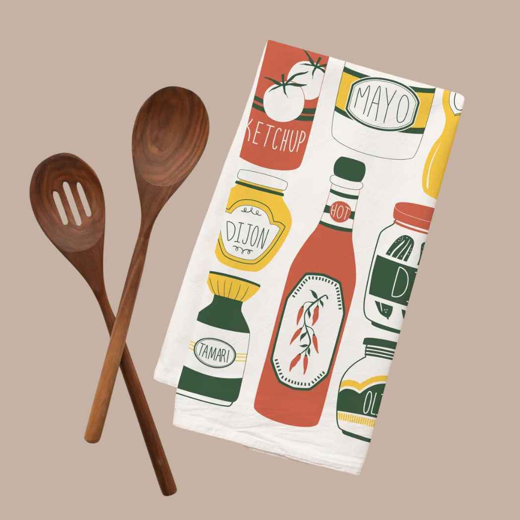 Condiments Tea Towel