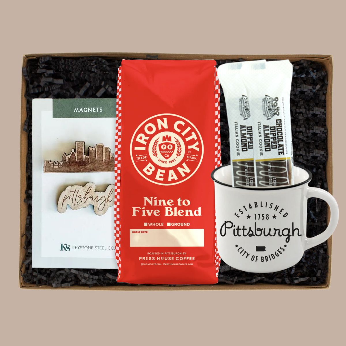 Dahntahn Pittsburgh Essentials Gift Box-Pittsburgh Pride Gift-KINSHIP GIFT-KINSHIP GIFT