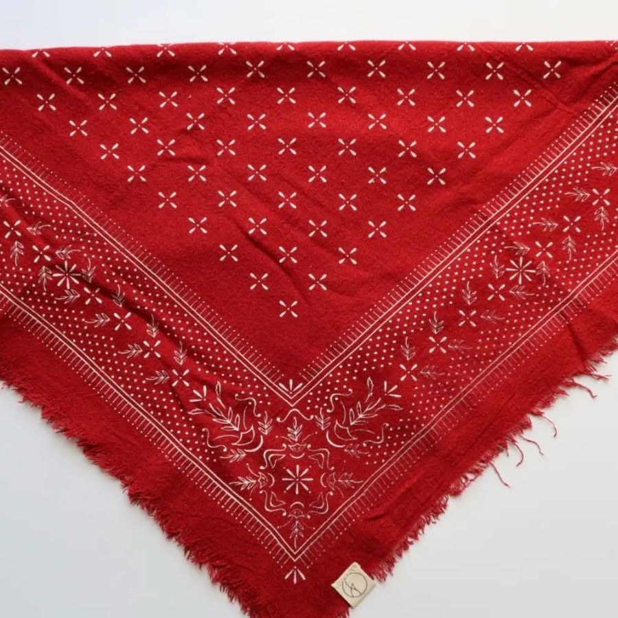 Eco Raw Naturally Dyed Bandanas (Raw Silk)