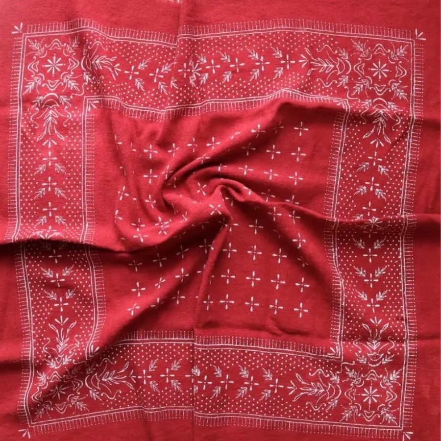 Eco Raw Naturally Dyed Bandanas (Raw Silk)