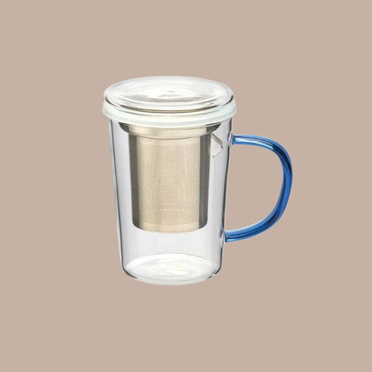 Glass Tea Infuser Mug
