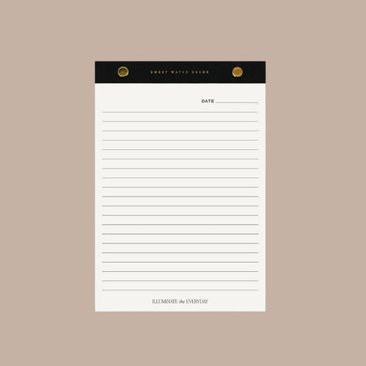 Gold Rivet Basic Notepad-Sweet Water Decor-KINSHIP GIFT