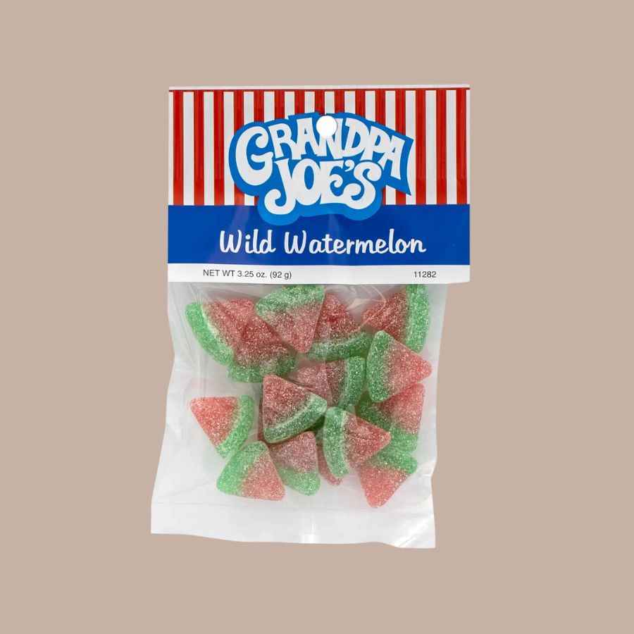 Grandpa Joe's Candy Peg Bags (Gummies)-Candy-Grandpa Joes-Watermelon Gummies-KINSHIP GIFT