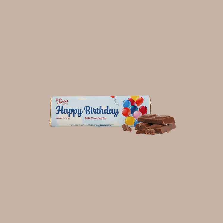 Happy Birthday Milk Chocolate Bar