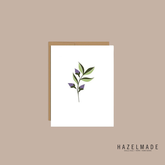 Hazelmade Greeting Cards-Greeting Card-Hazelmade-Ivy Sprig-KINSHIP GIFT