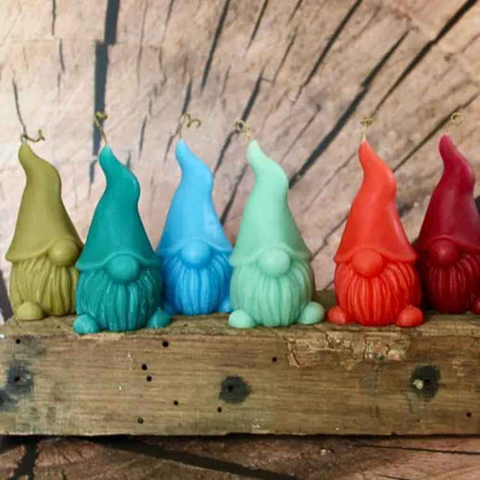 Holiday Wicksburgh Candles-Molded Shape Candle-Wicksburgh-Gnomes-KINSHIP GIFT
