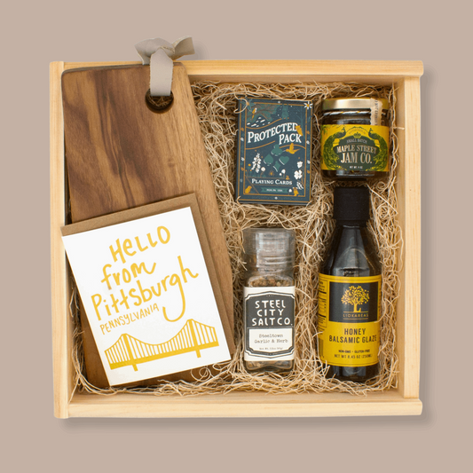 Deluxe Hello From Pittsburgh Gift Box KINSHIP GIFT Housewarming Gift 