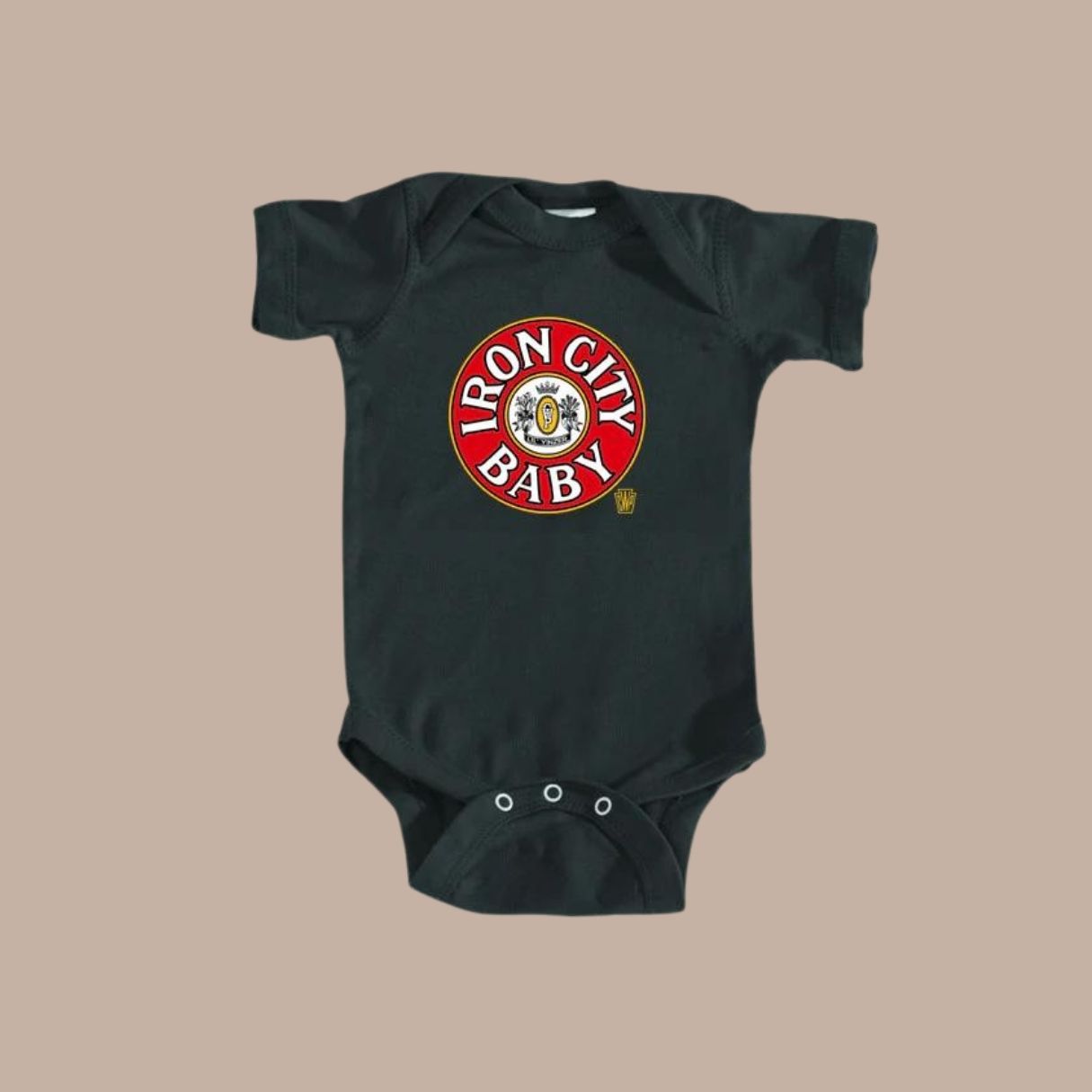 Iron City Onesie for Baby – Trendy and Comfortable Baby Apparel-Baby Onesie-Commonwealth Press-KINSHIP GIFT