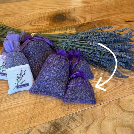 Lavender Organza Sachet Bags