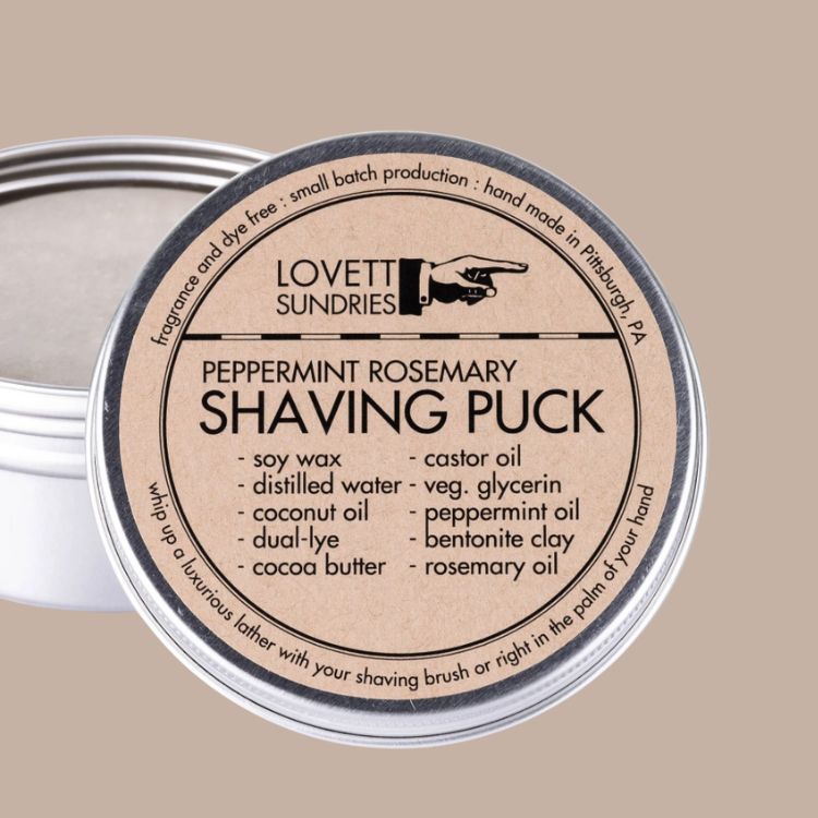 Shaving Soap Puck