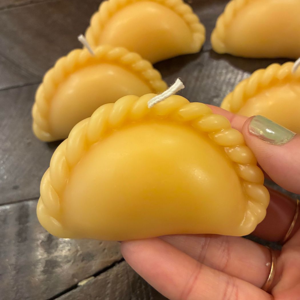 Pierogi Candle