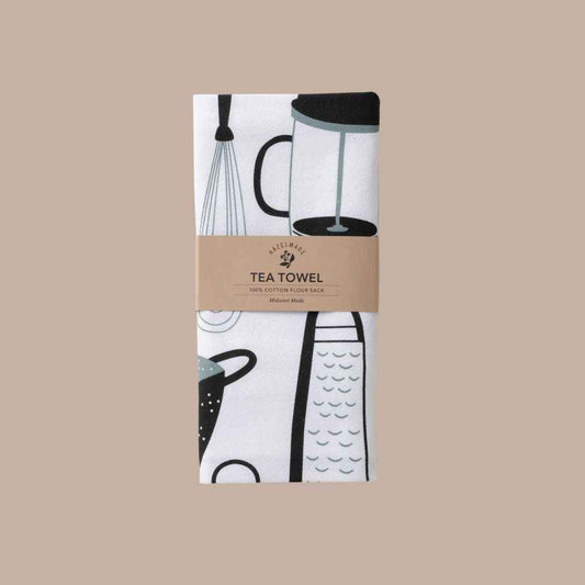 Kitchen Utensils Tea Towel