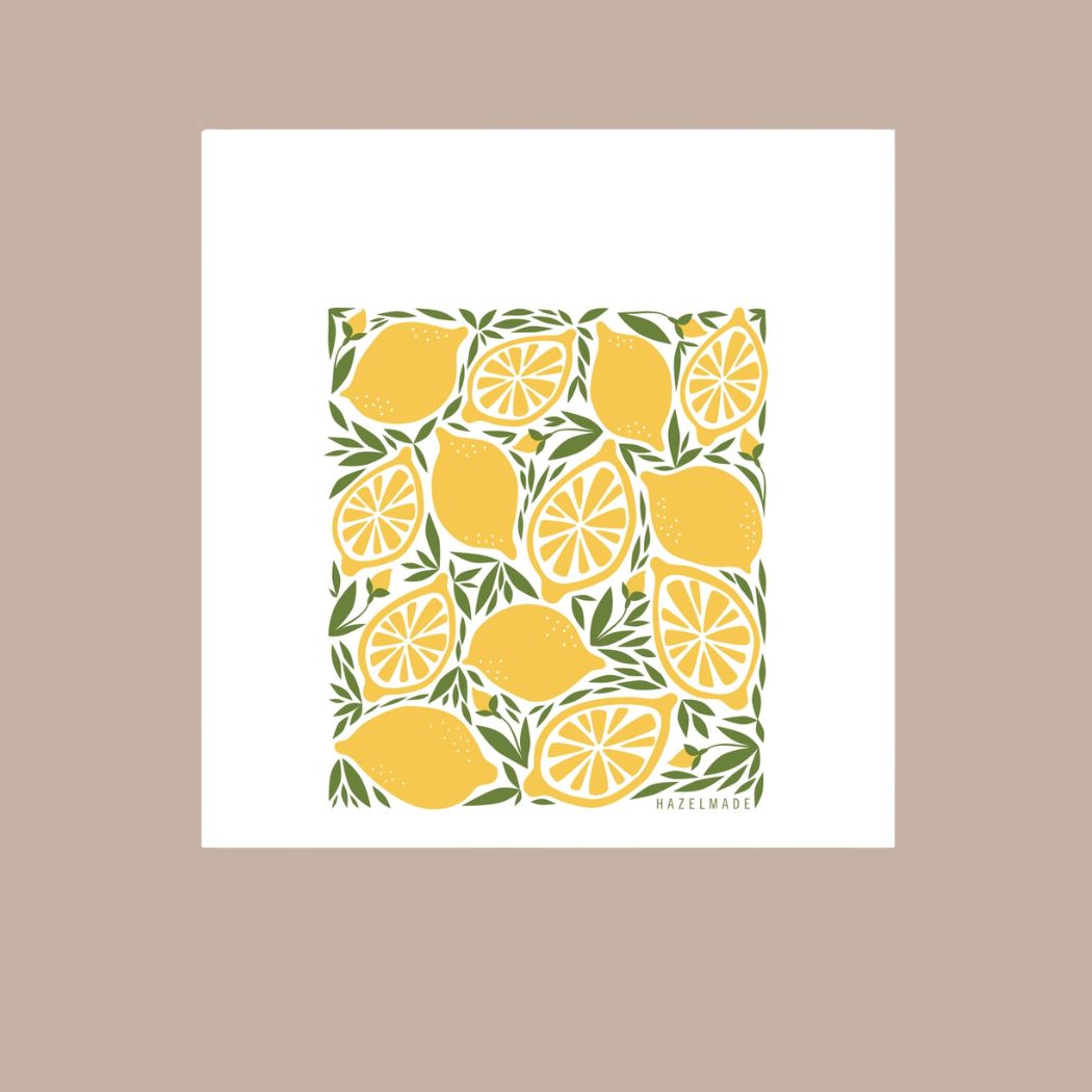 Lemon Tea Towel - KINSHIP GIFT