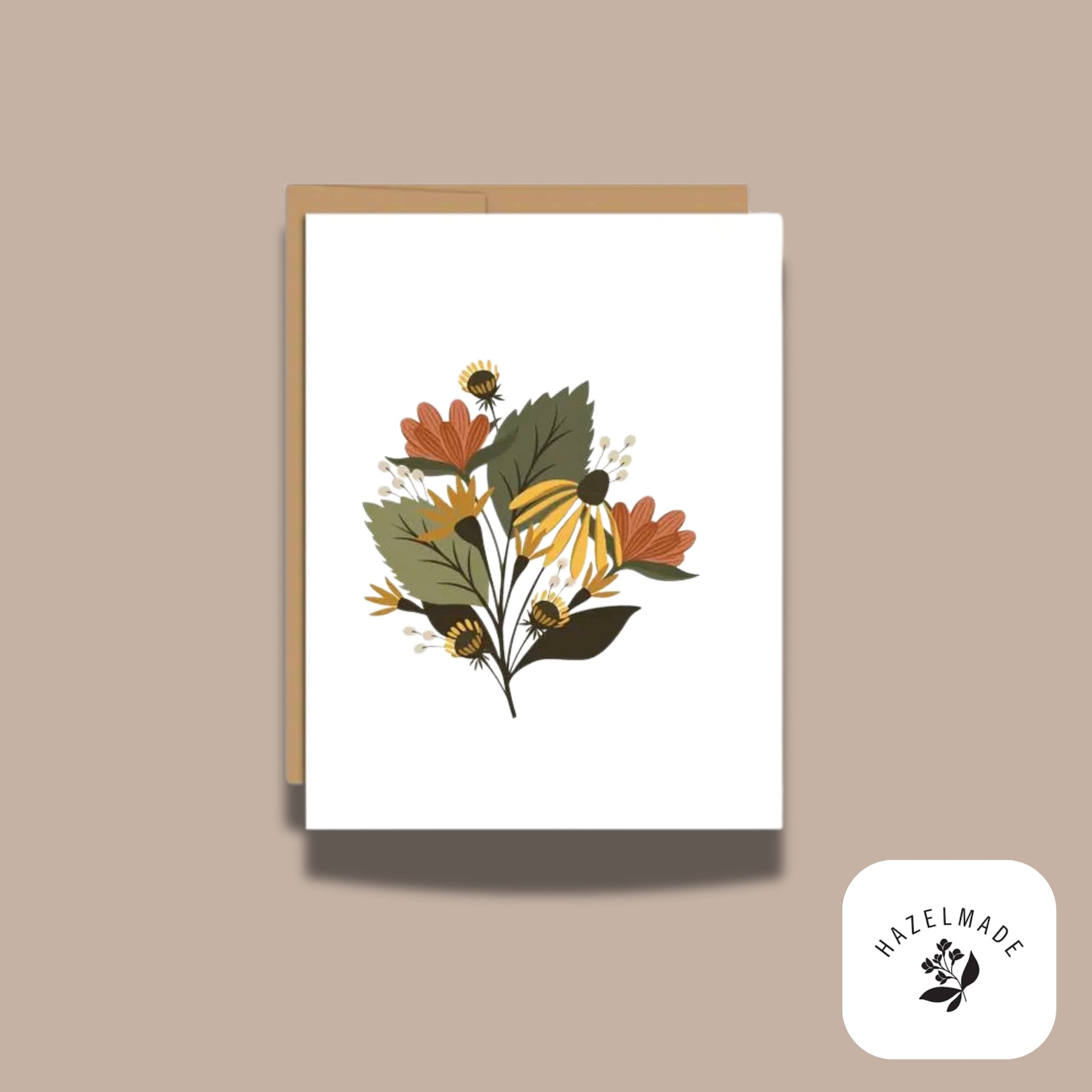 Hazelmade Greeting Cards-Greeting Card-Hazelmade-Fall Florals-KINSHIP GIFT