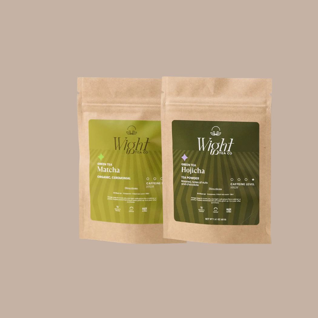 Matcha and Hojicha Powder - Wight Tea Co - KINSHIP GIFT
