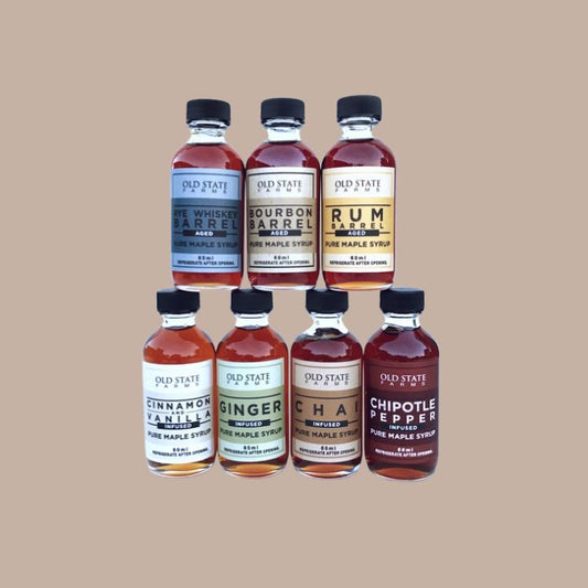 Mini Flavor Infused Maple Syrup Bottle (Individual)