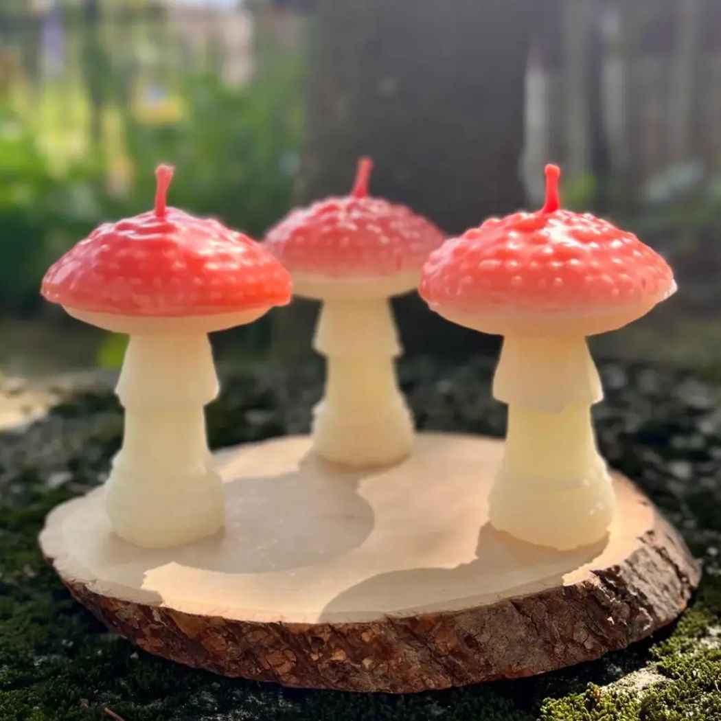 Mushroom Candles