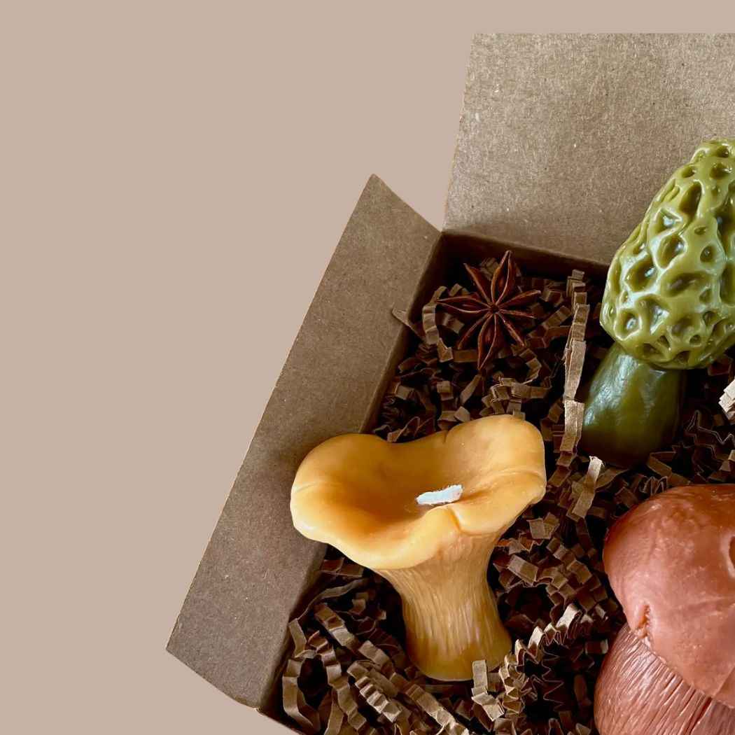 Mushroom Candles