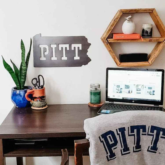 PITT Steel Wall Sign