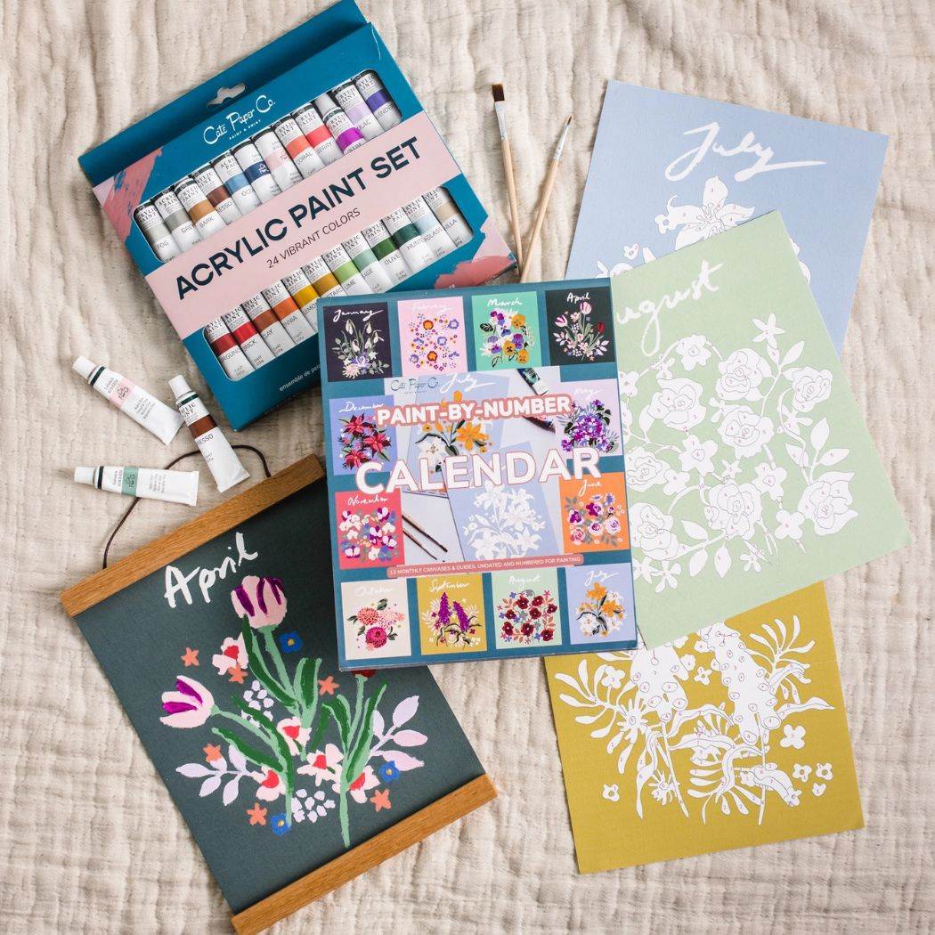 Paint-By-Number Calendar Kit - KINSHIP GIFT