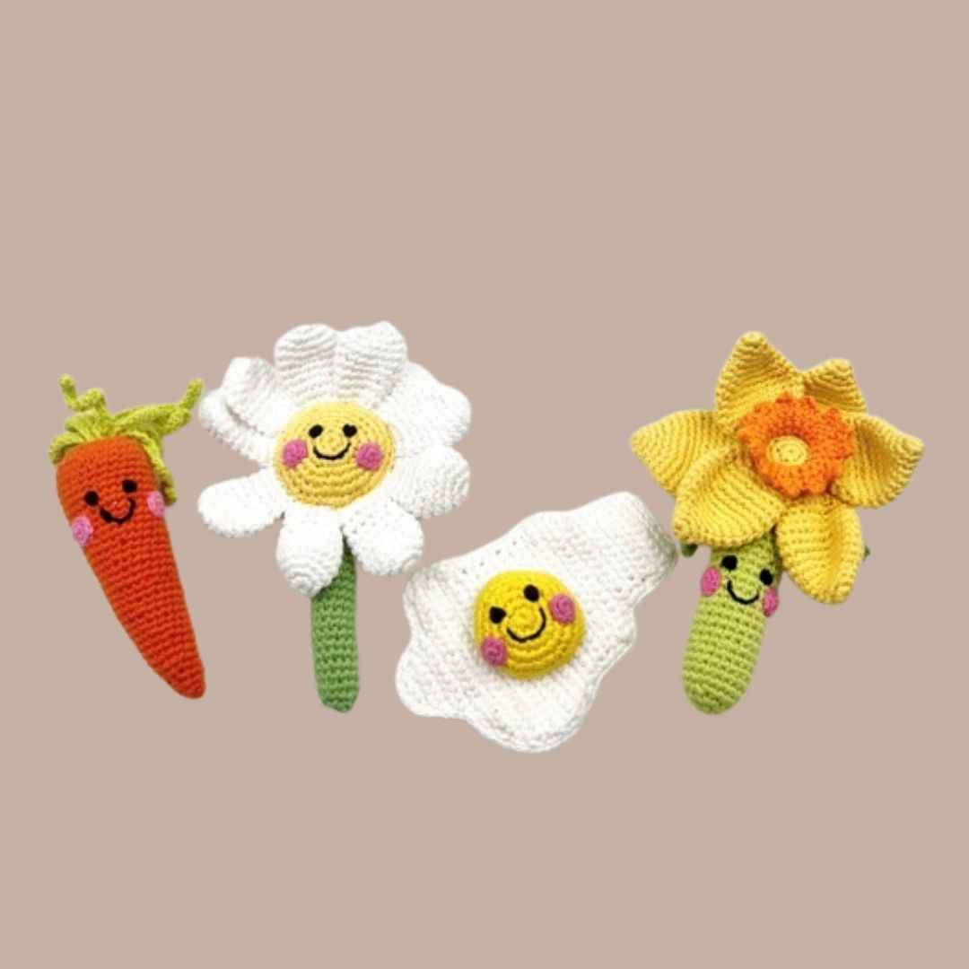 Pebble Baby Rattles