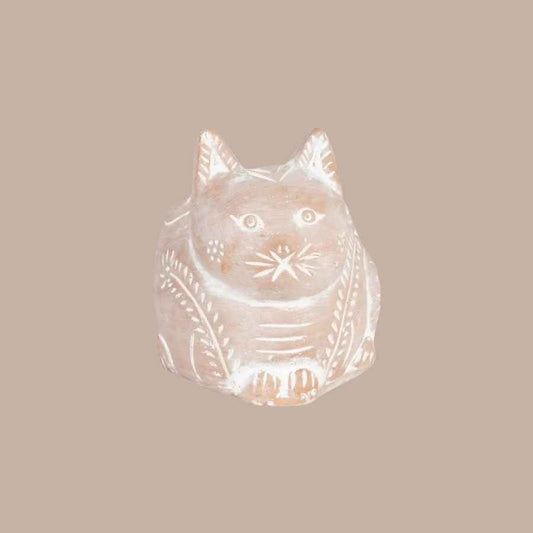 Petite Crouching Cat Planter