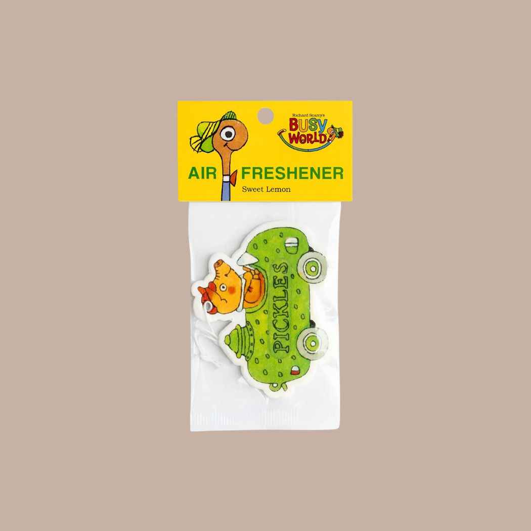 Pickle Car Air Freshener (Richard Scarry)