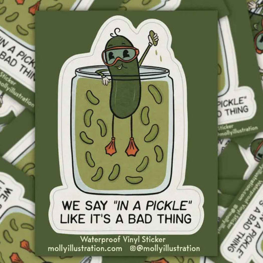 Pickle Sticker - Molly Illustration
