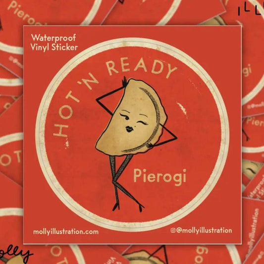 Pierogi Sticker - Hot 'n Ready Pierogi - KINSHIP GIFT