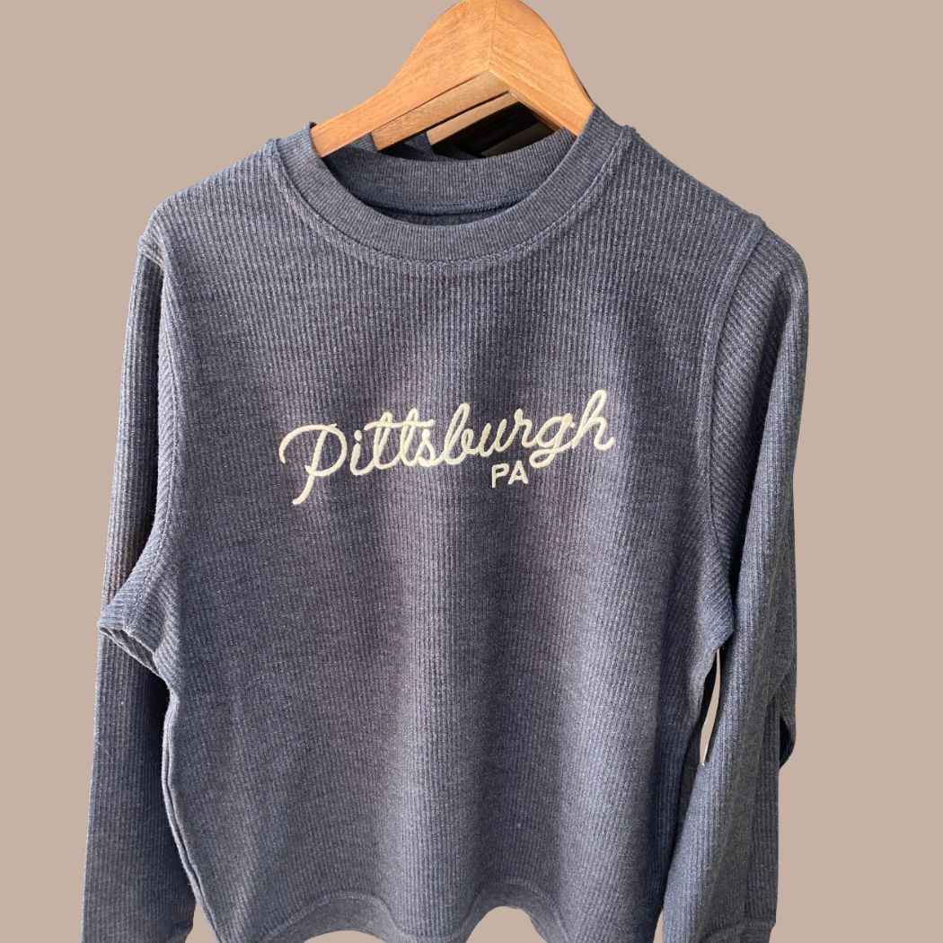 Pittsburgh Corded Crew - Lightweight Corduroy Crewneck Pullover