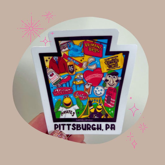 Pittsburgh Staples Sticker