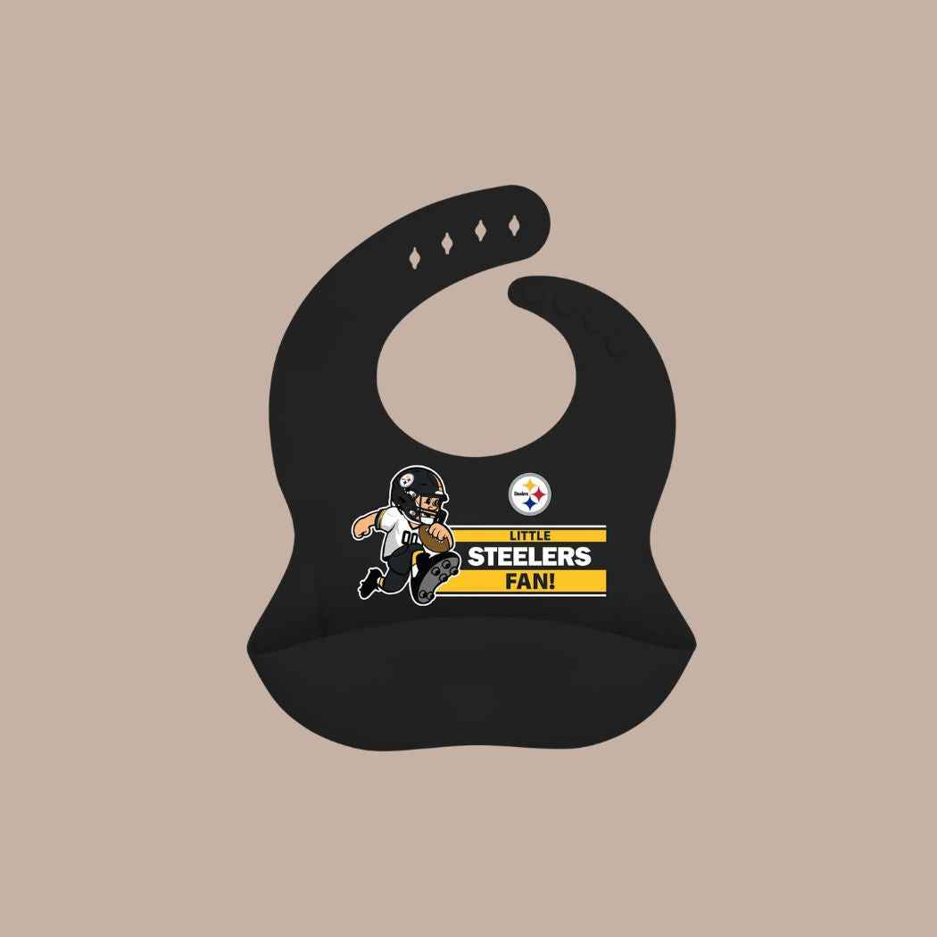 Pittsburgh Steelers NFL Silicone Bib