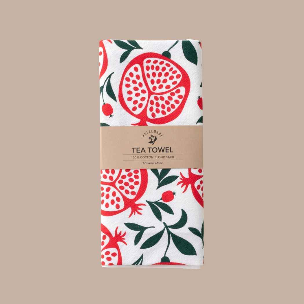 Pomegranates Tea Towel