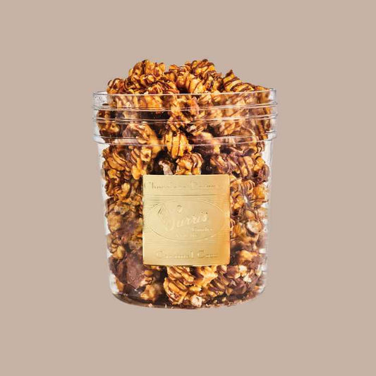 Sarris Chocolate Drizzled Carmel Corn
