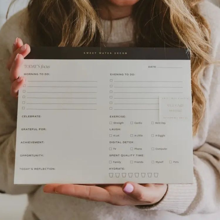 Self Care Notepad