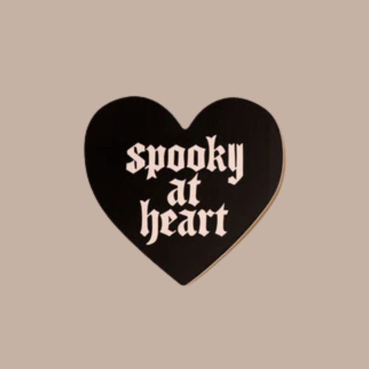 Spooky At Heart Vinyl Sticker