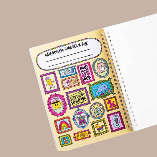 Sticker Museum Album – Reusable Sticker Storage Book