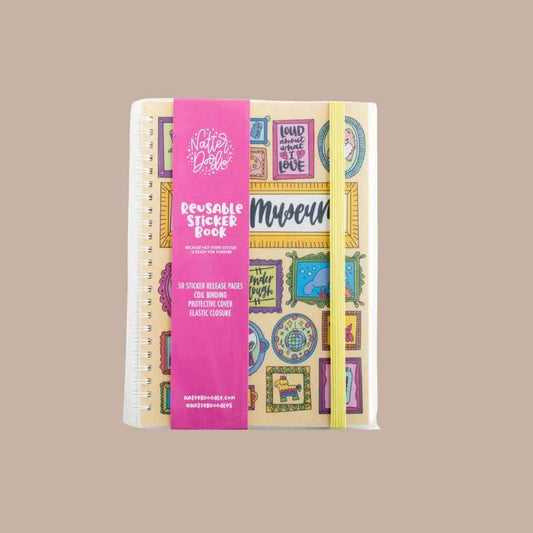 Sticker Museum Album – Reusable Sticker Storage Book
