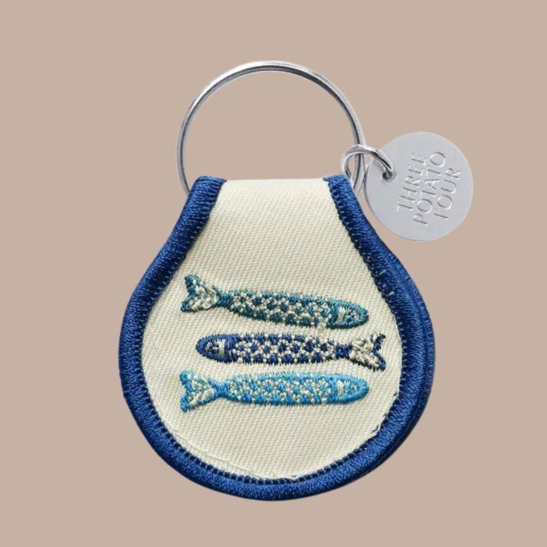 Tinned Fish Patch Keychain-Box Builder Item-Three Potato Four-KINSHIP GIFT