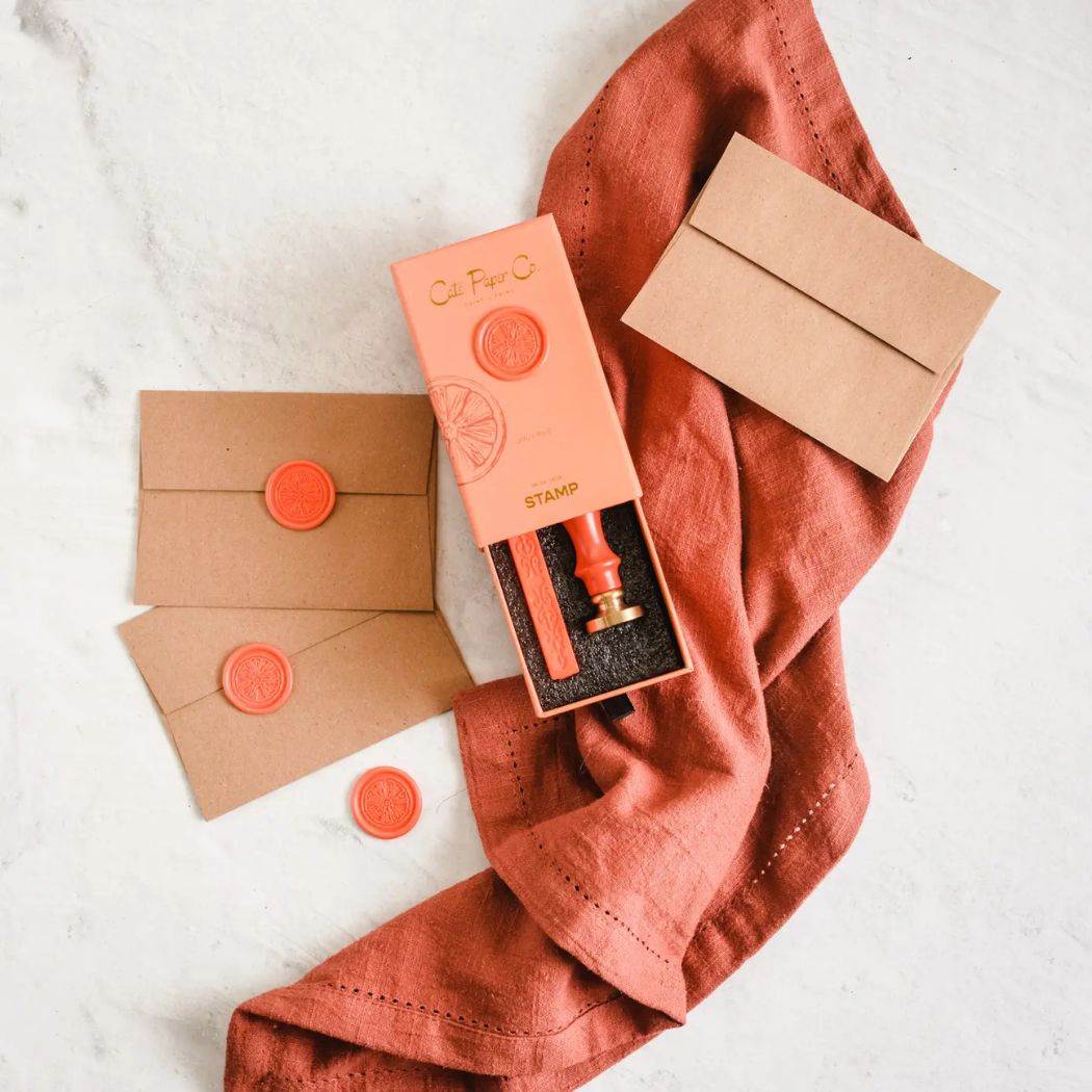 Wax seal stamp and wax stick set - KINSHIP GIFT