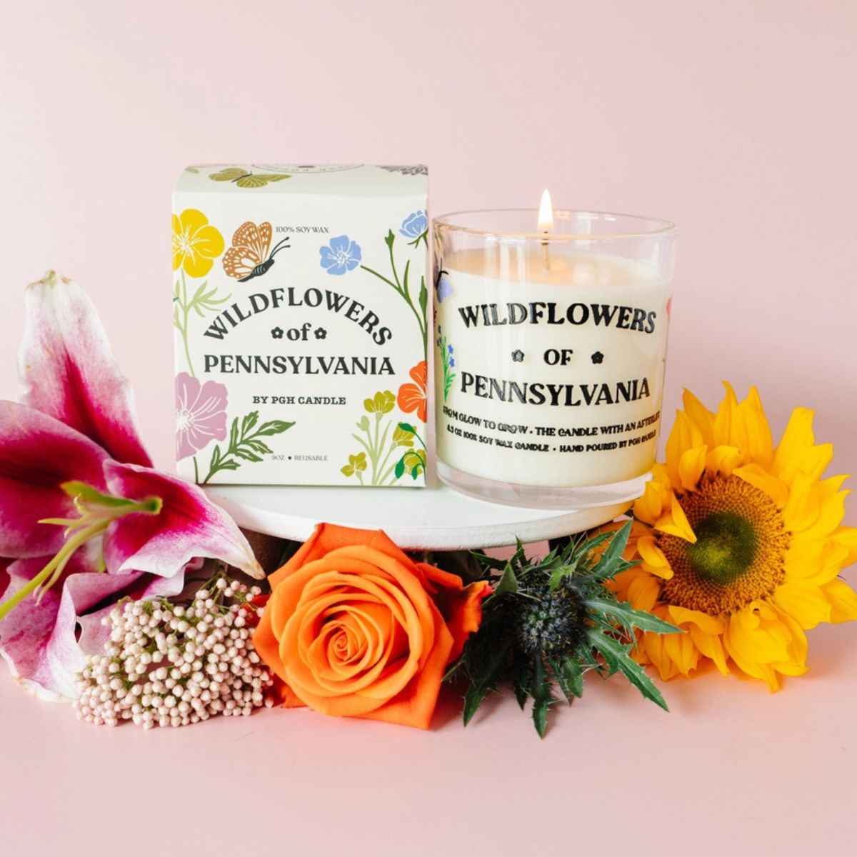 Wildflowers of PA Candle
