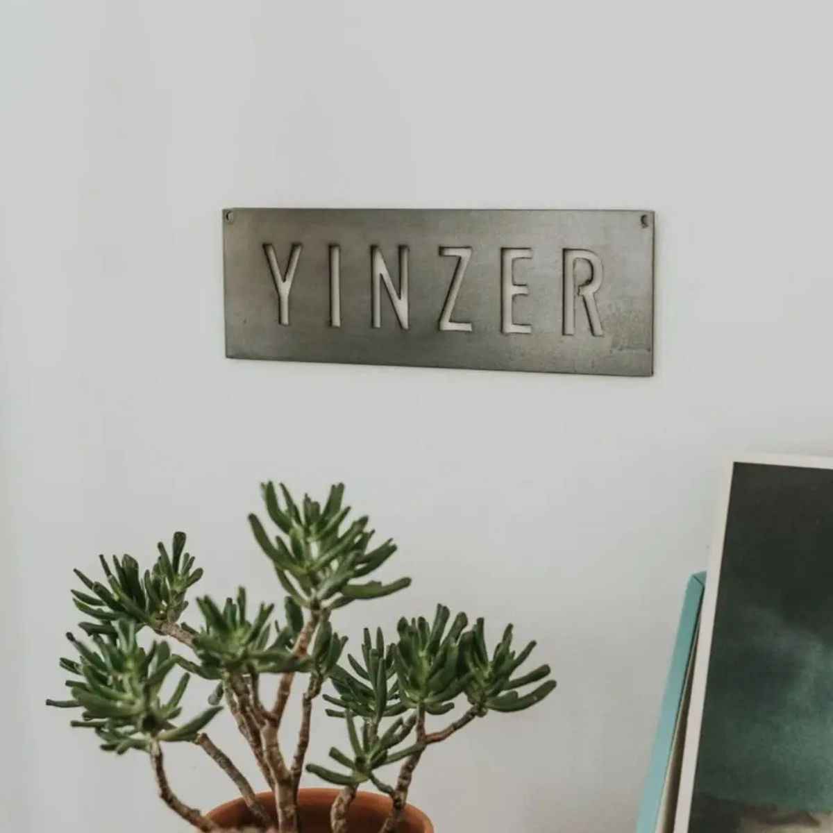 YINZER Steel Wall Sign