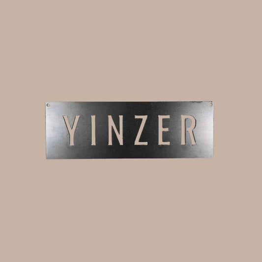 YINZER Steel Wall Sign