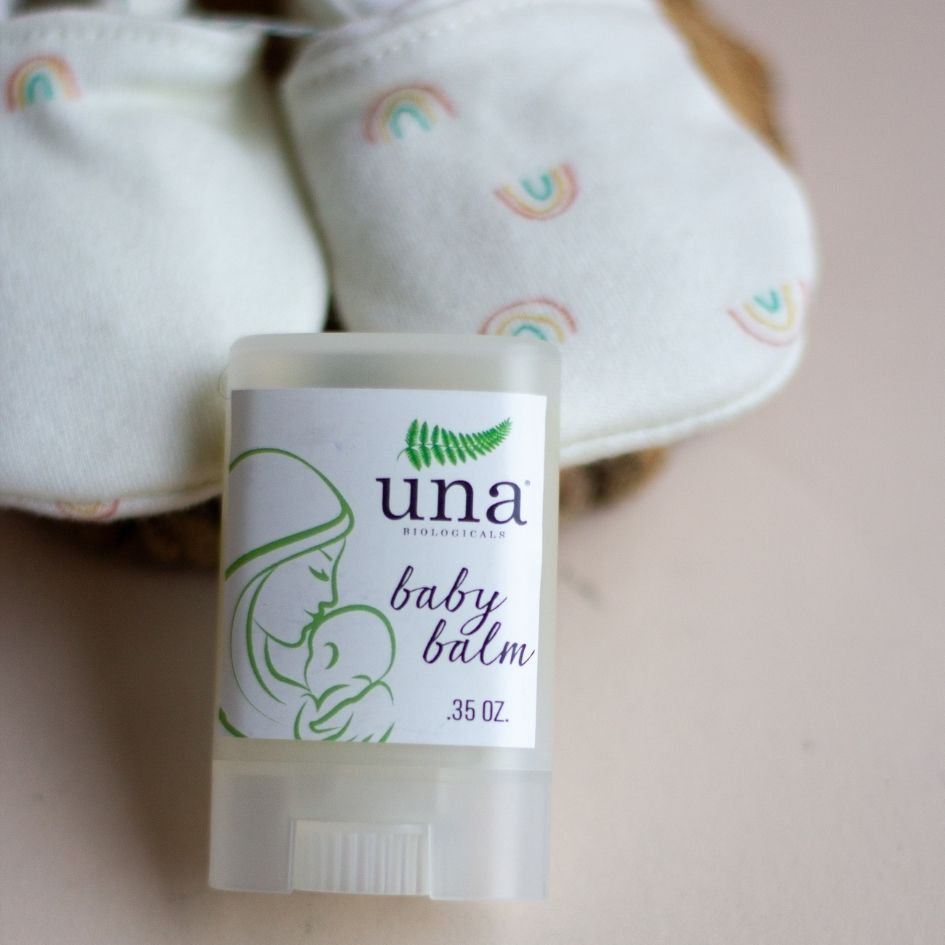 Baby Balm - Organic Wonder Balm (Travel Size 0.35oz)-Box Builder Item-Una Biologicals-all natural, Babies/Kids, baby balm, baby gift, LDT:GW:RESTRICT, new baby gift, new mom, Skincare, Una Biologicals-