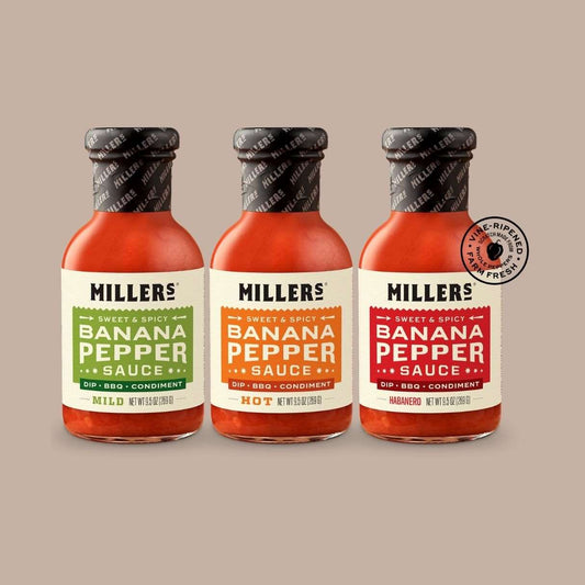 Banana Pepper Sauce-Box Builder Item-Miller's-Hot-Baking, Cooking, housewarming, LDT:GW:RESTRICT, Men, Miller's-