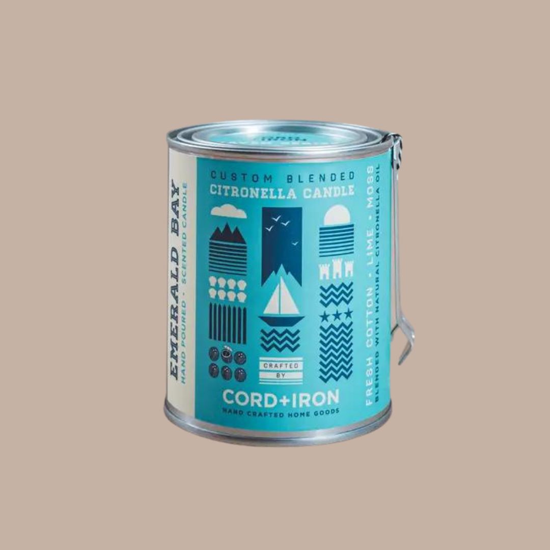 Citronella Candle in Paint Can-Box Builder Item-Cord + Iron-Emerald Bay-Cord + Iron, housewarming, LDT:GW:RESTRICT, Men-