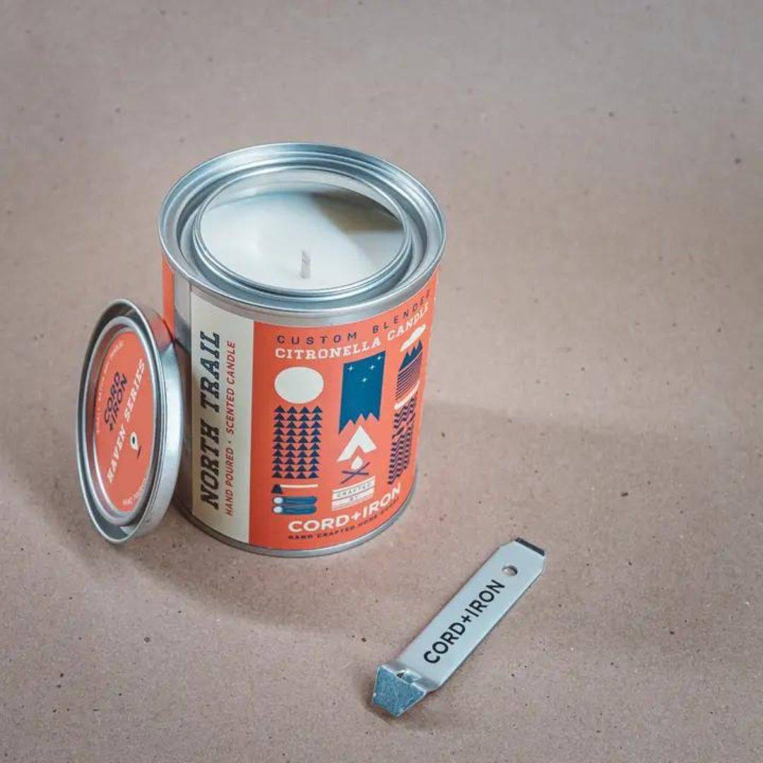 Citronella Candle in Paint Can-Box Builder Item-Cord + Iron-North Trail-Cord + Iron, housewarming, LDT:GW:RESTRICT, Men-